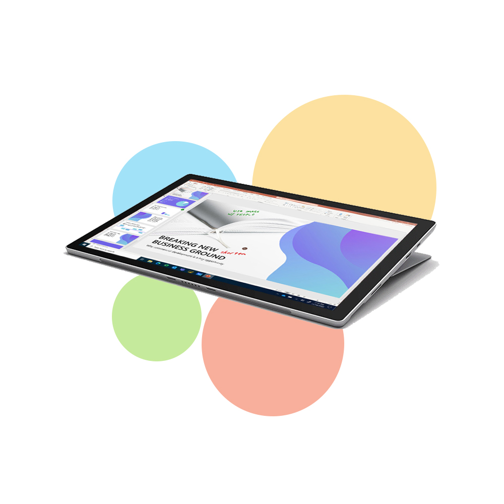 (Combo kèm phím) Surface Pro 7 Plus i5/16GB/256GB (Newseal) - thiết kế và màu sắc