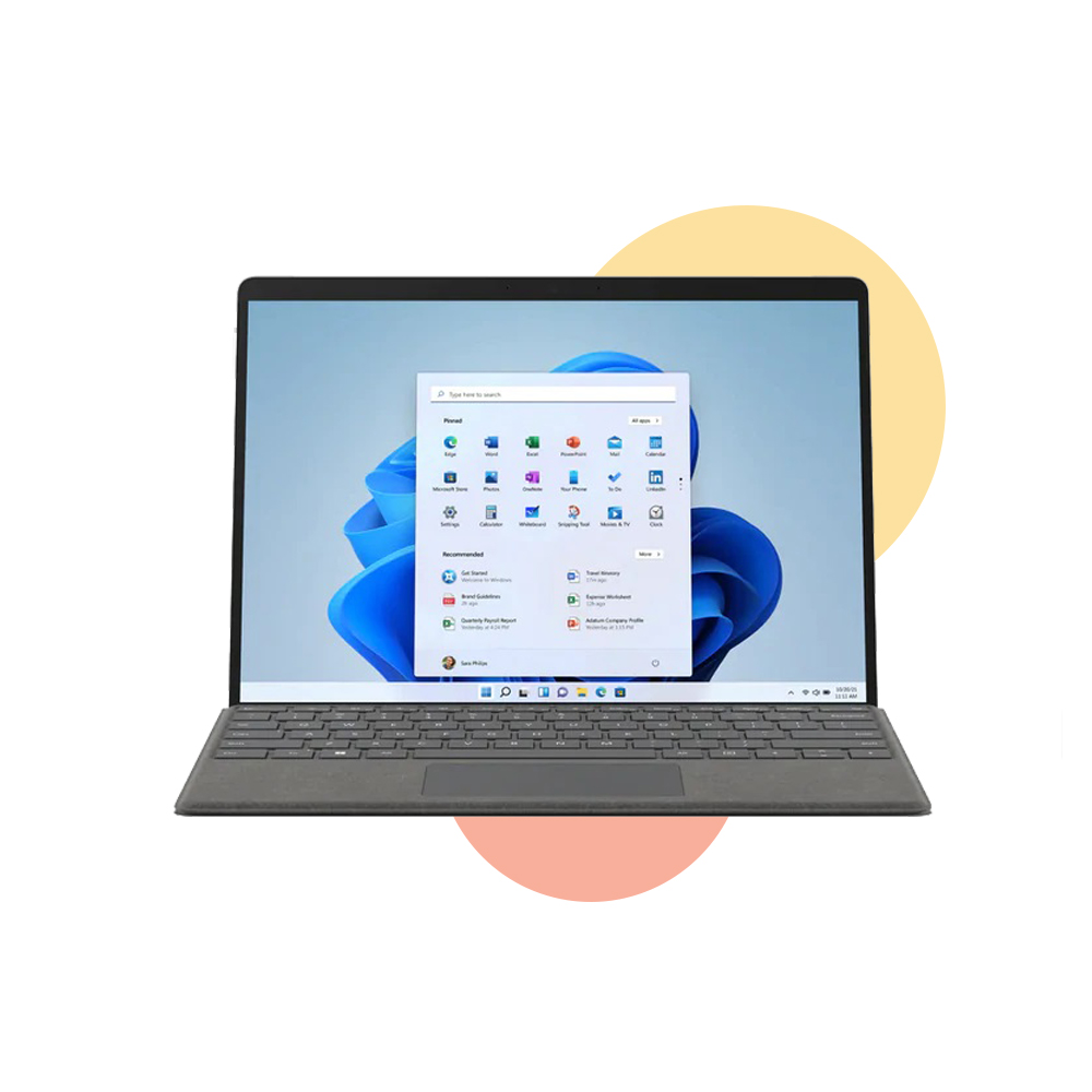 Microsoft Surface Pro 8 i5/16GB/256GB (Newseal) - góc nhìn chi tiết