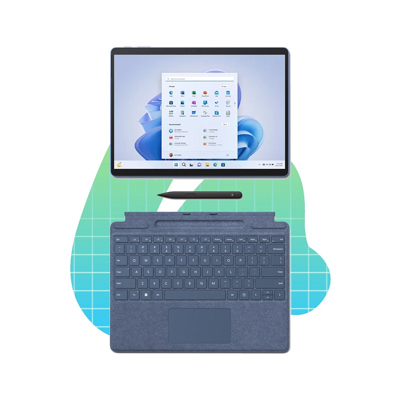 (Combo phím + Slim Pen 2) Surface Pro 9 i5/8GB/256GB - thiết kế và màu sắc