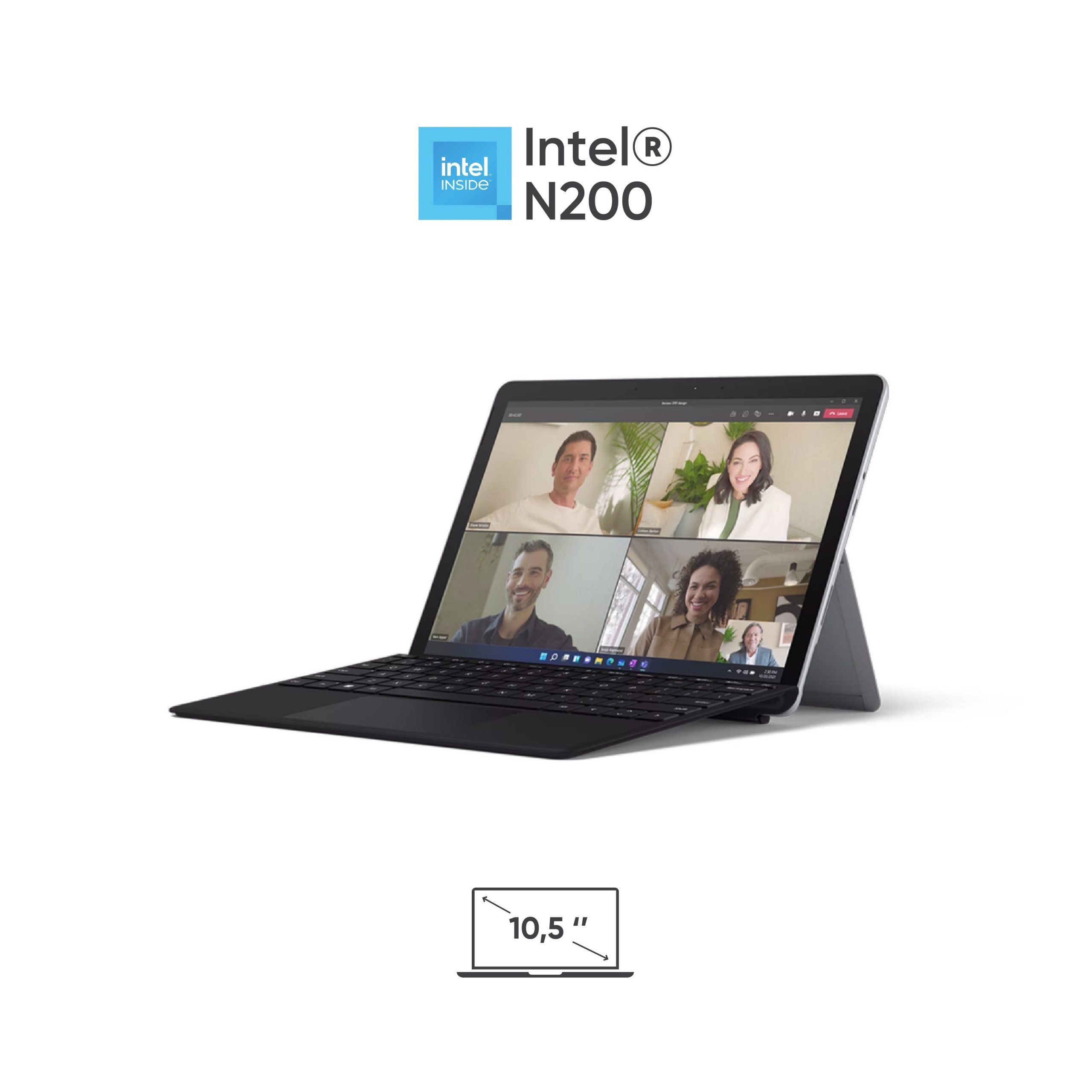Microsoft Surface Go 4 / Intel® N200/RAM 8GB/SSD 64GB (New Business) - góc nhìn chi tiết