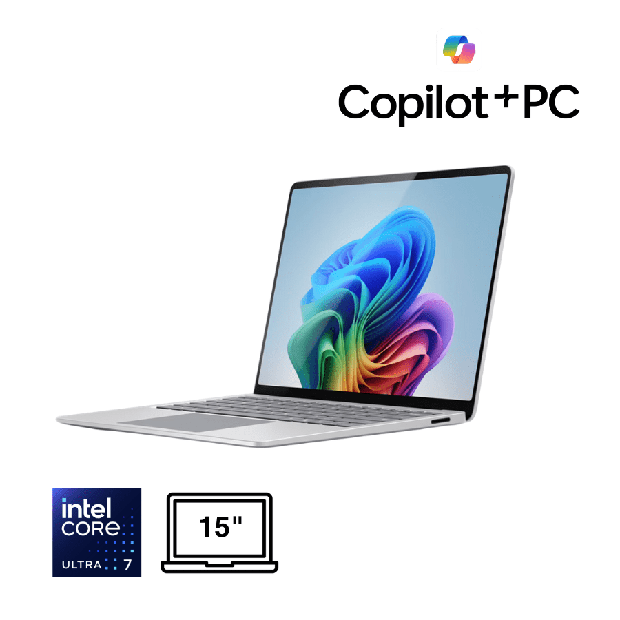 Surface Laptop 7 Intel Core Ultra 7/ 16GB/ 256GB 15″ (Platinum + Black) - thiết kế và màu sắc