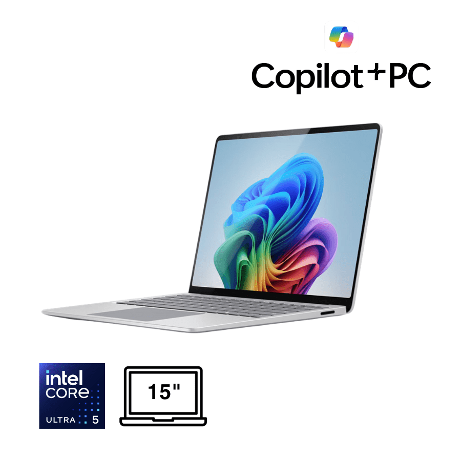 Surface Laptop 7 Intel Core Ultra 5/32GB/256GB 15″ (Platinum + Black) - thiết kế và màu sắc