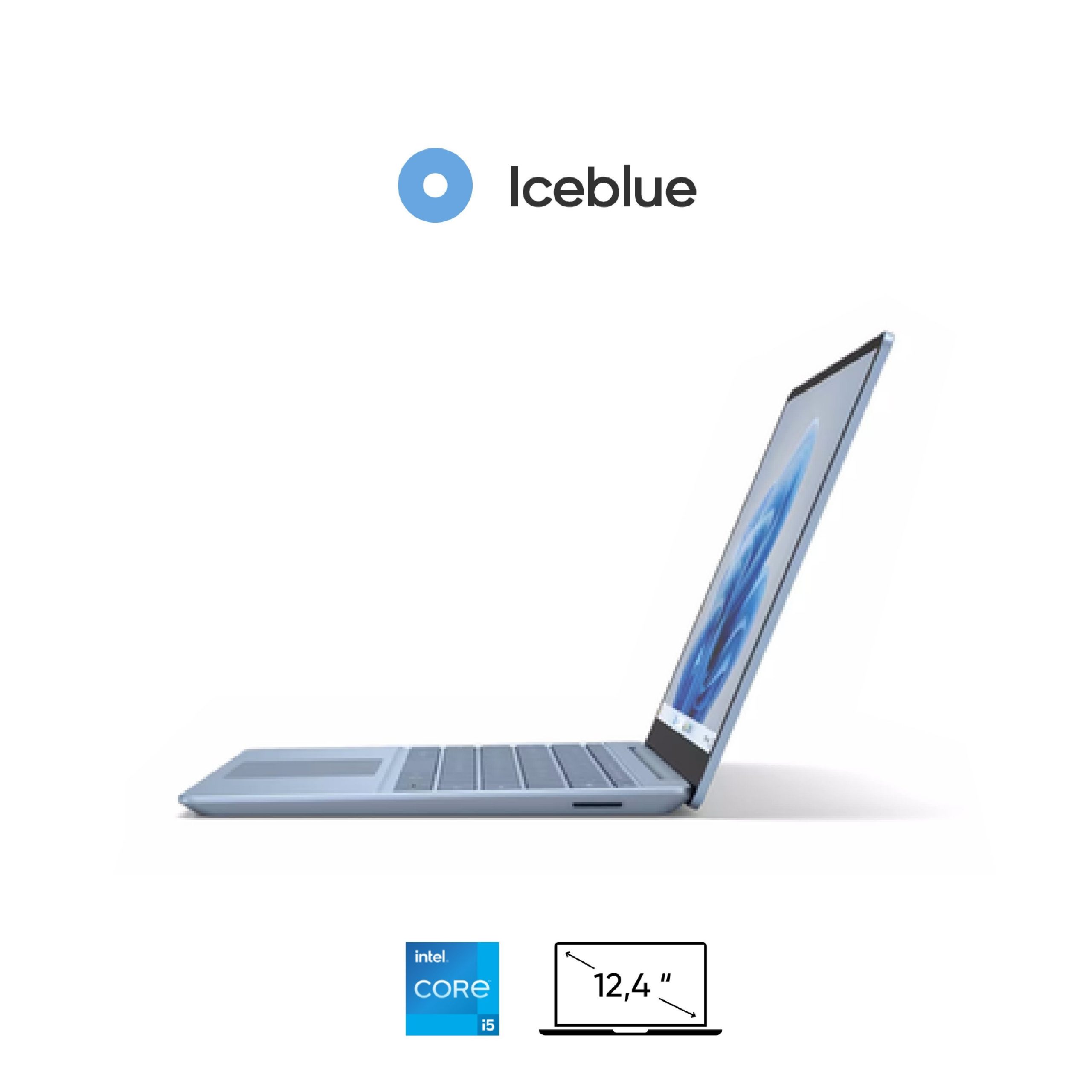 Surface Laptop Go 3 IceBlue Intel Core I5/8GB/256GB(Newseal) - góc nhìn chi tiết