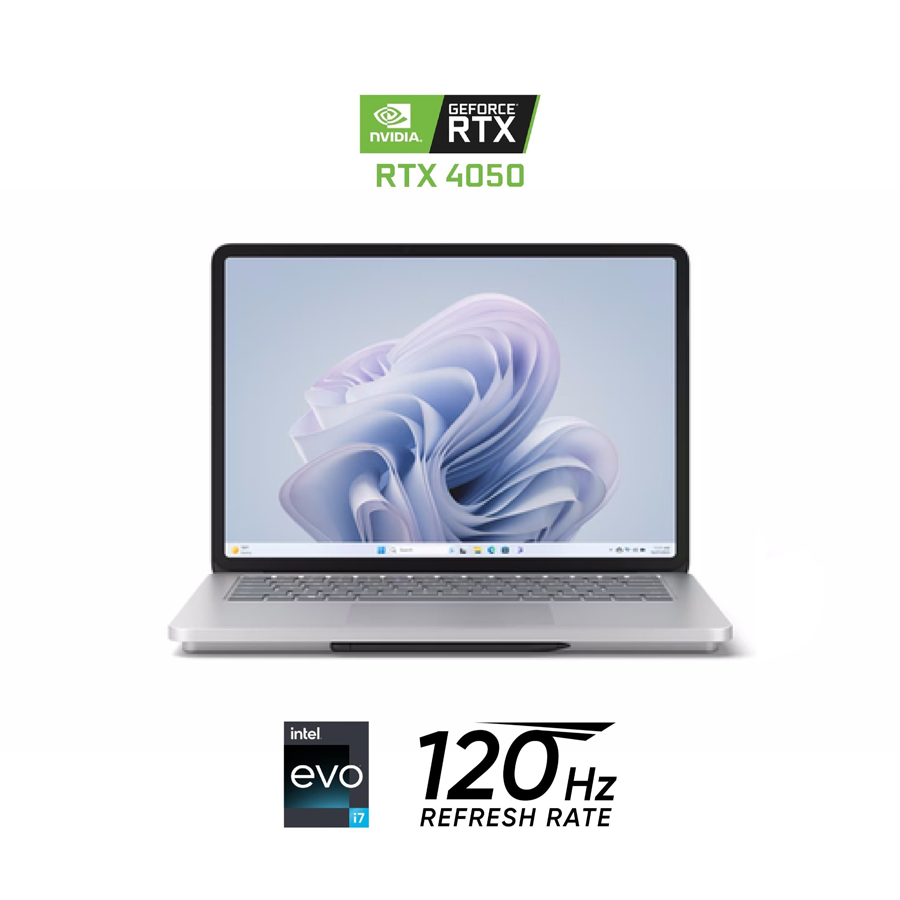 Microsoft Surface Laptop Studio 2 i7/32GB/1TB NVIDIA® GeForce RTX™ 4050 (New Bussiness) - góc nhìn chi tiết