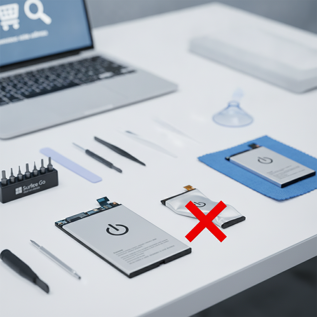 Tổng quan về pin Surface Go 3 và các đặc điểm nhận biết