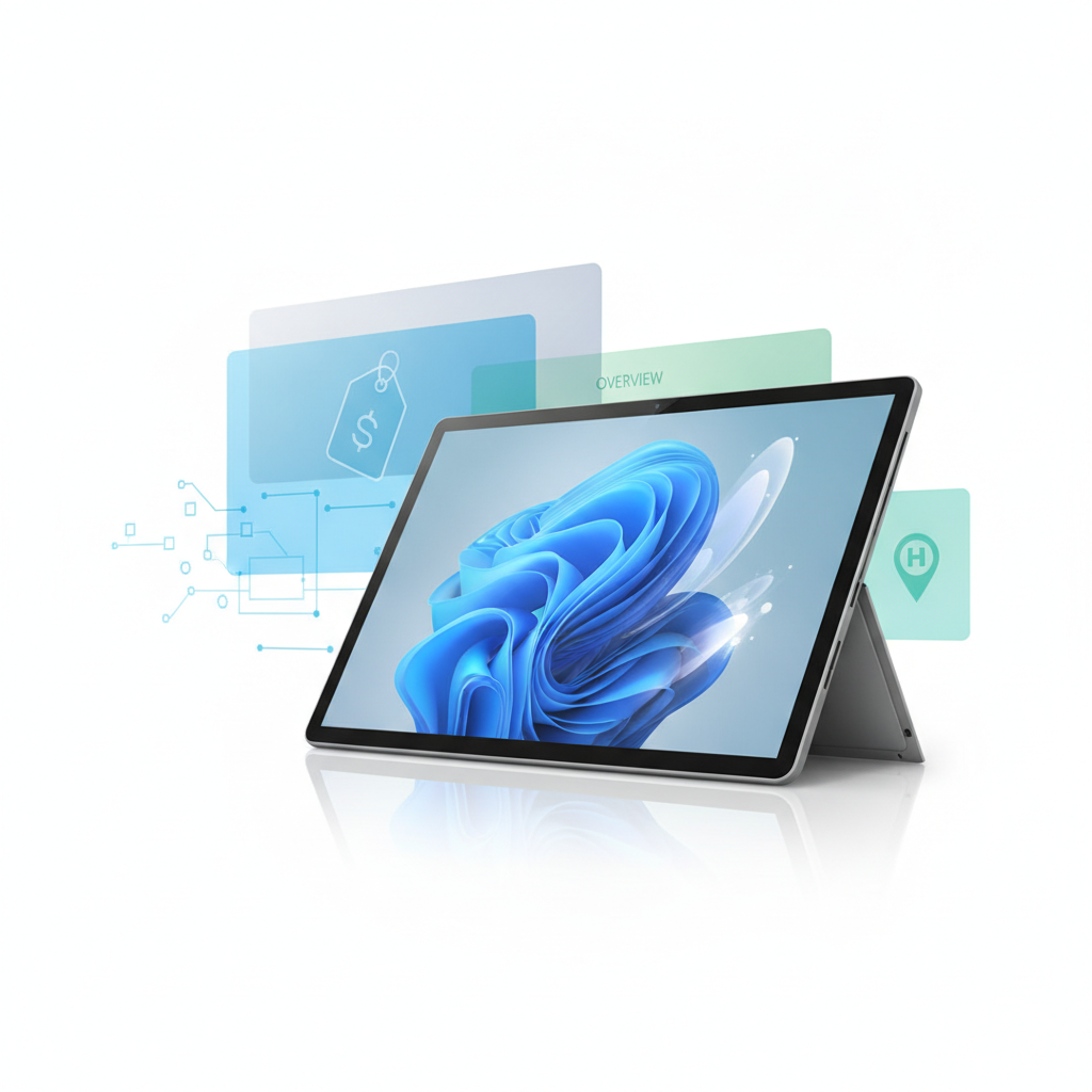 Tổng quan về màn hình Surface Pro 8